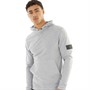 Avant Garde Mens Collusive Hooded Top Light Grey Marl