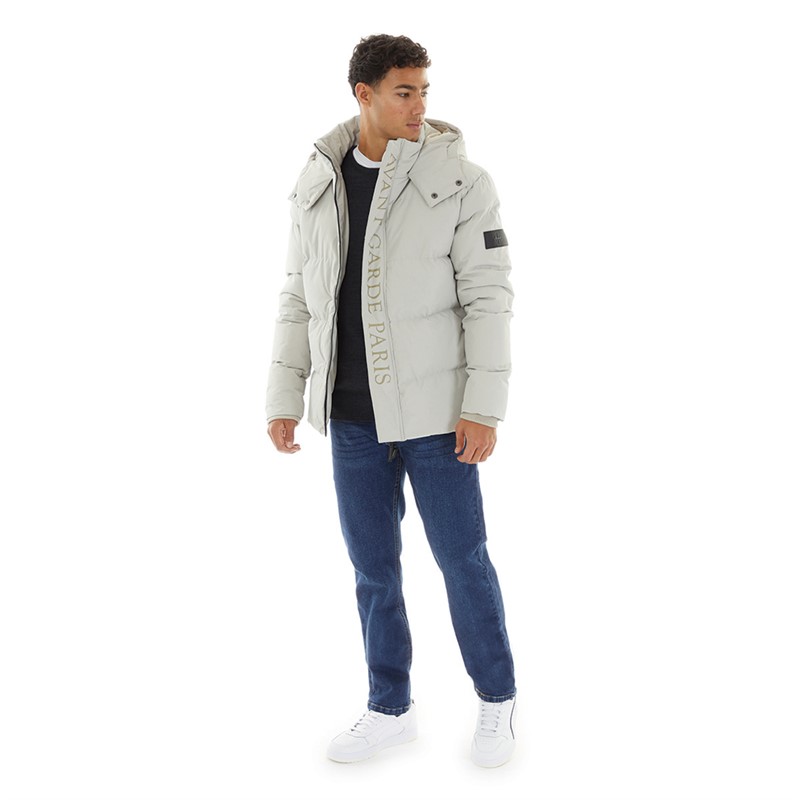 Avant Garde Mens Cottian Puffer Jacket Frost Grey