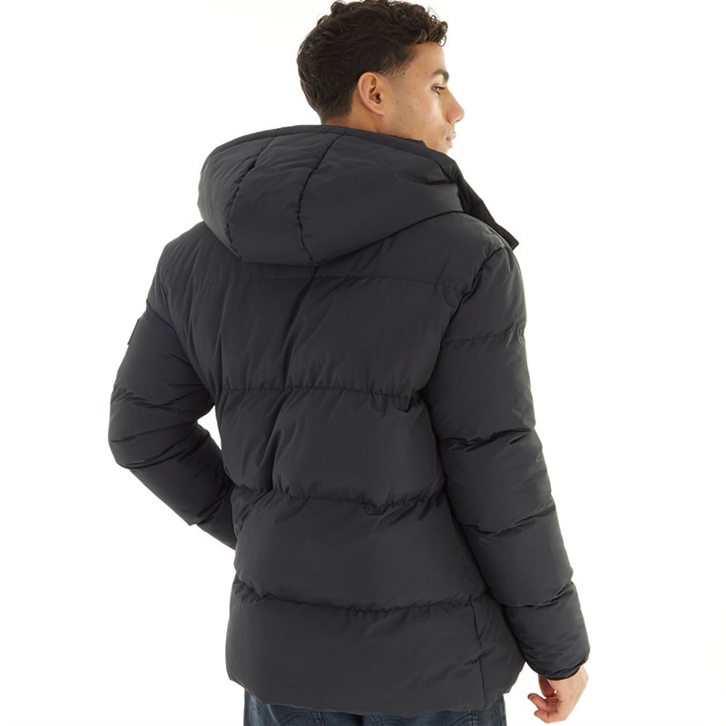 Avant Garde Mens Cottian Puffer Jacket Black