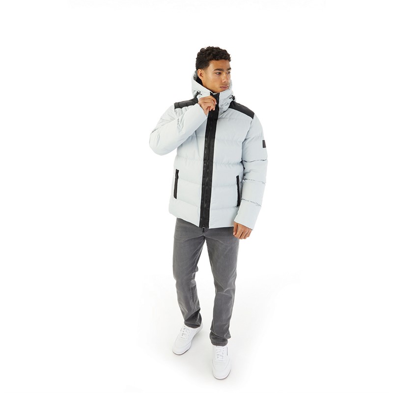 Avant Garde Mens Alps Puffer Jacket Frost Grey