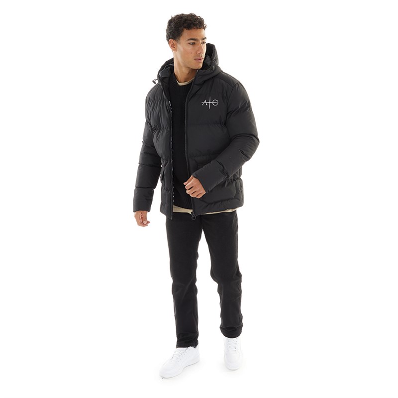 Avant Garde Mens Monte Carlo Puffer Jacket Black