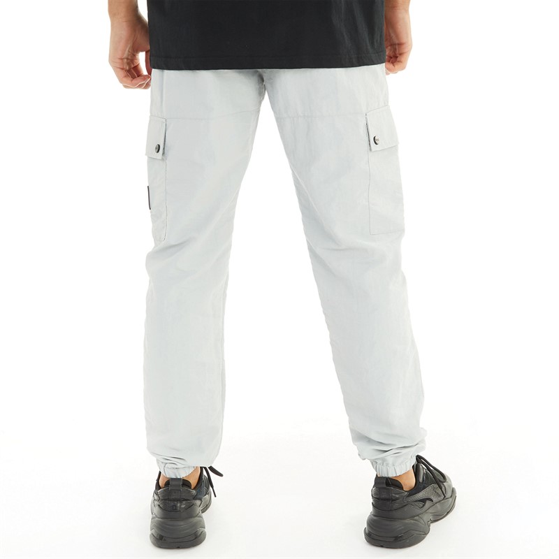 Avant Garde Mens Port Cargo Pants Ice Grey