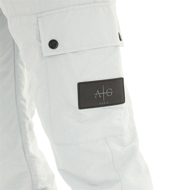 Avant Garde Mens Port Cargo Pants Ice Grey