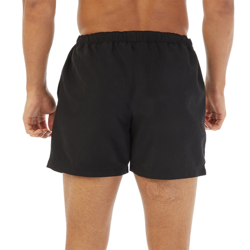 Avant Garde Mens Floris Swim Shorts Black