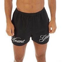 Avant Garde Mens Script Swim Shorts Black