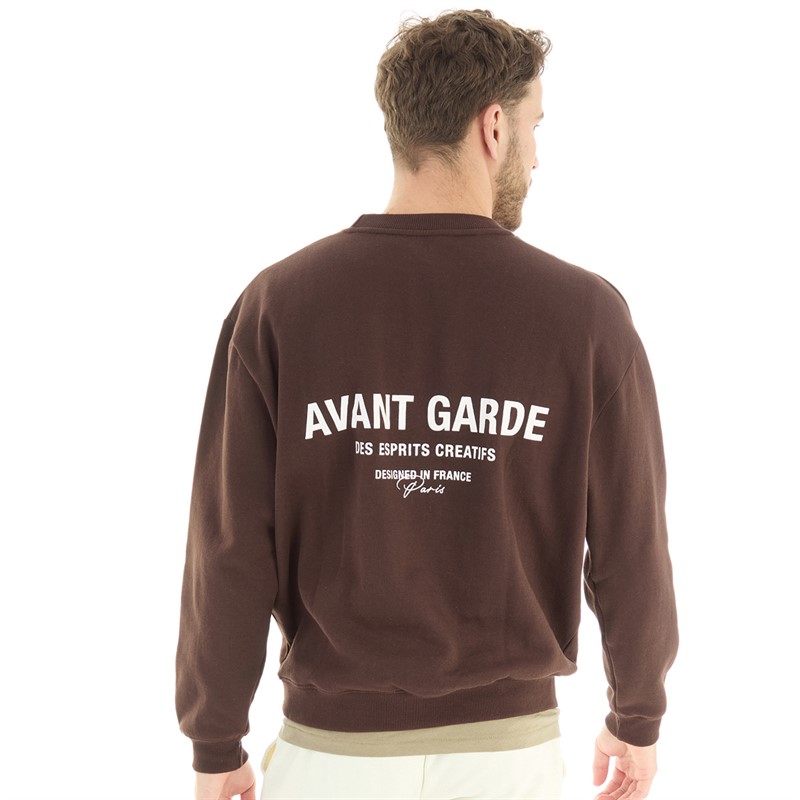 Avant Garde Mens Creatives Sweatshirt Chocolate