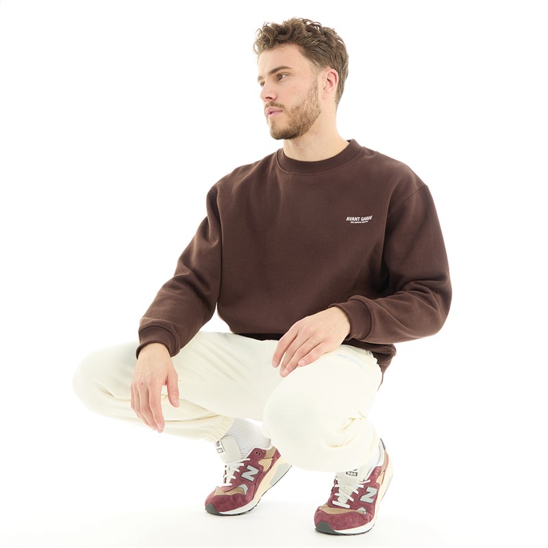 Avant Garde Mens Creatives Sweatshirt Chocolate