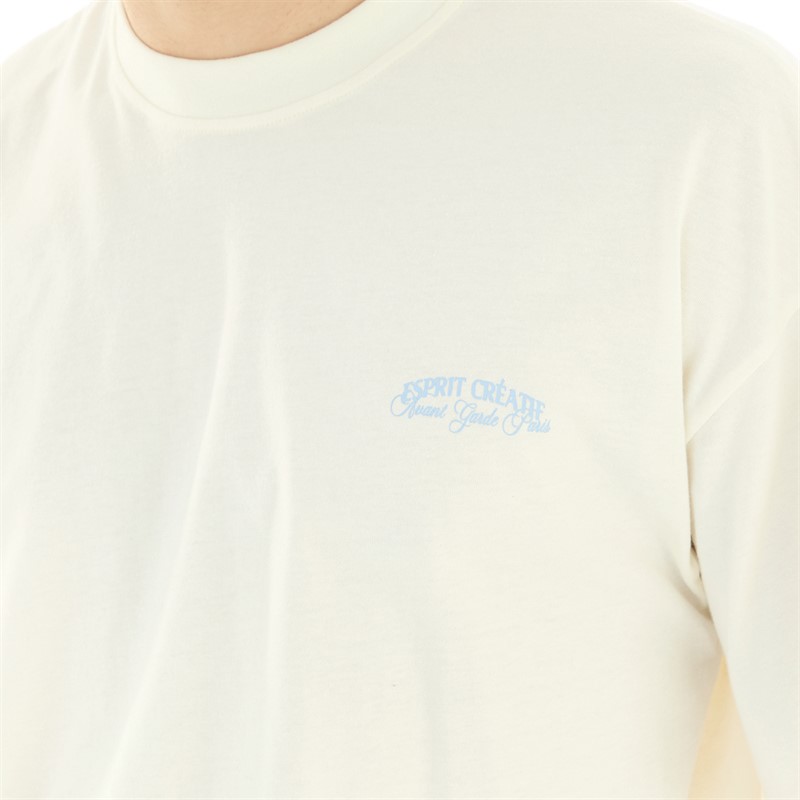 Avant Garde Mens Espirit T-Shirt Ecru