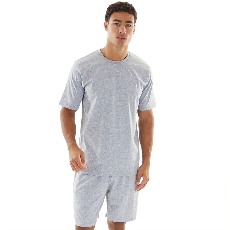 Mens loungewear short set sale