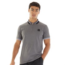 Avant Garde Mens Vannes Polo Charcoal Marl