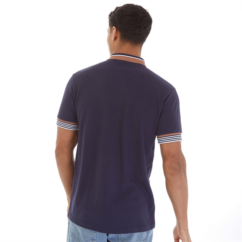 Avant Garde Mens Vannes Polo Navy