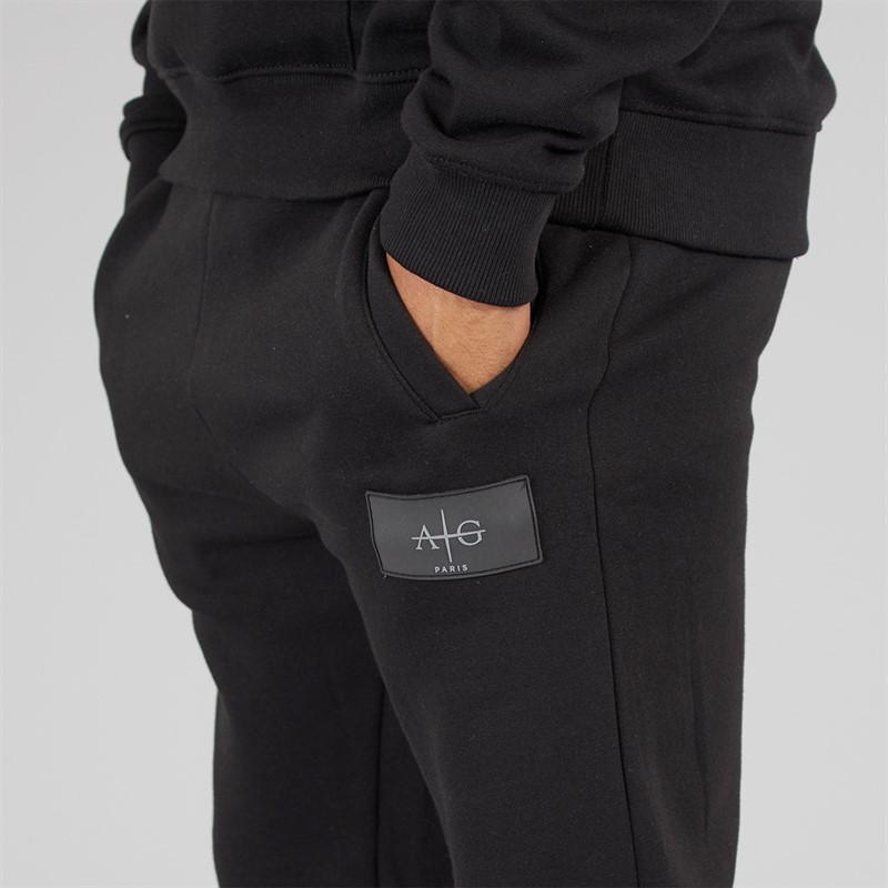 Avant Garde Trainingsanzug Herren mit Abzeichen Schwarz