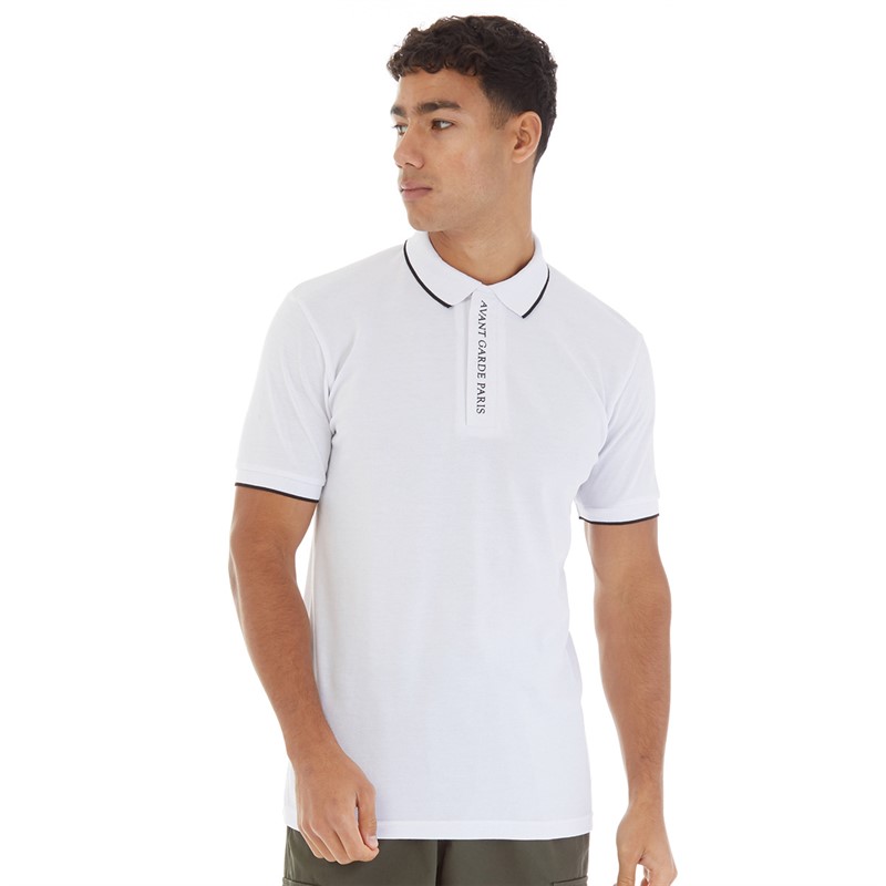 Avant Garde Mens Orleans Polo White