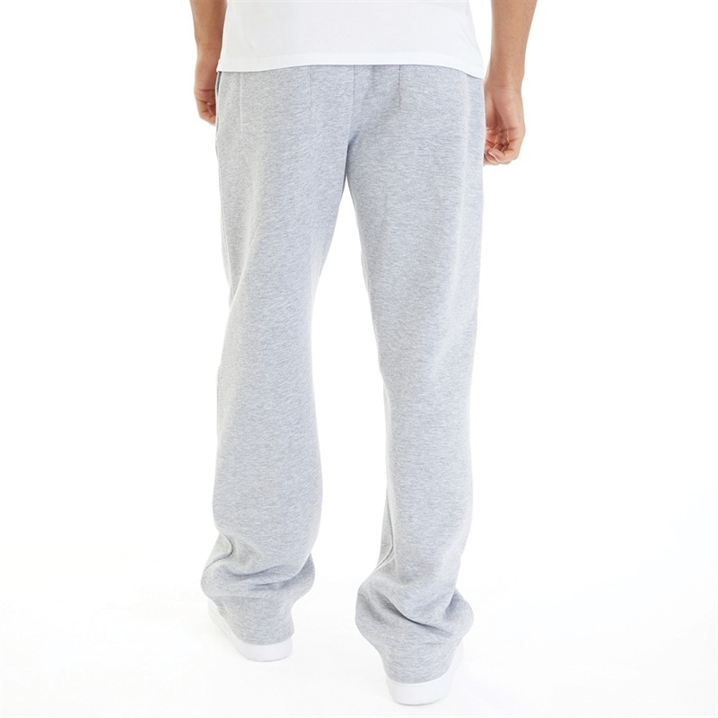 Avant Garde Mens Straight Leg Joggers Light Grey Marl