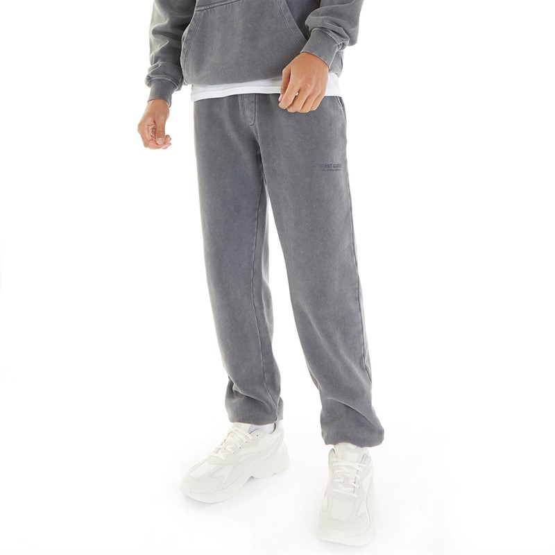 Avant Garde Mens Creatives Pigment Dye Joggers Steel