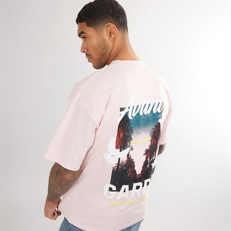 Avant Garde Mens Endless T-Shirt Pink