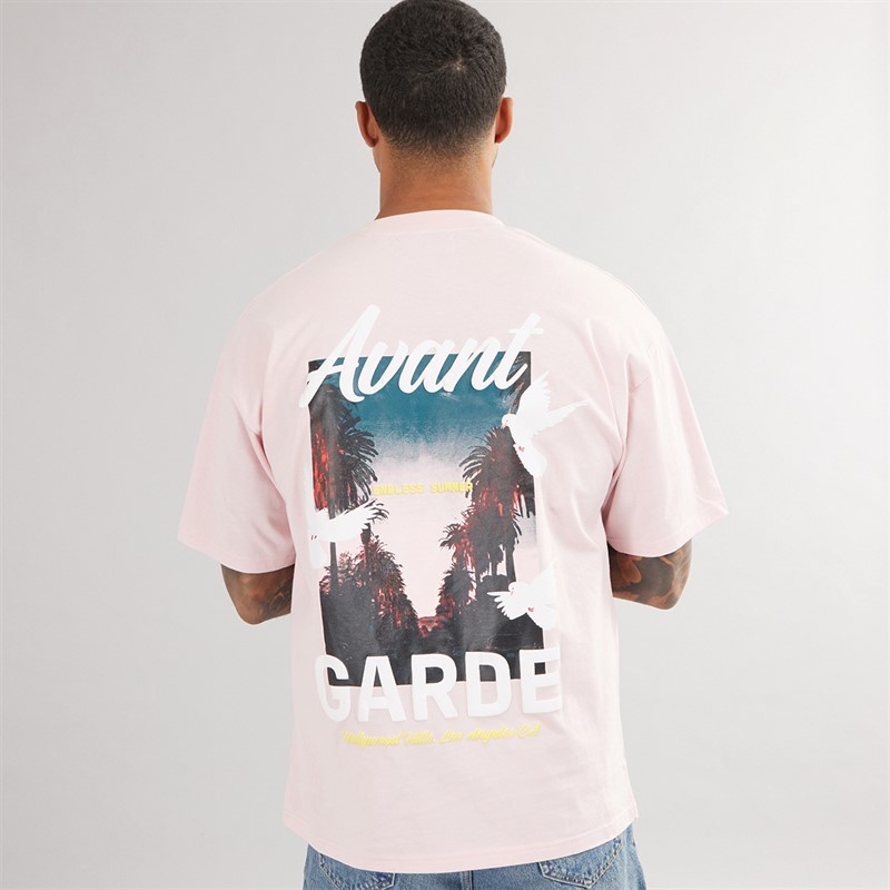 Avant Garde Mens Endless T-Shirt Pink