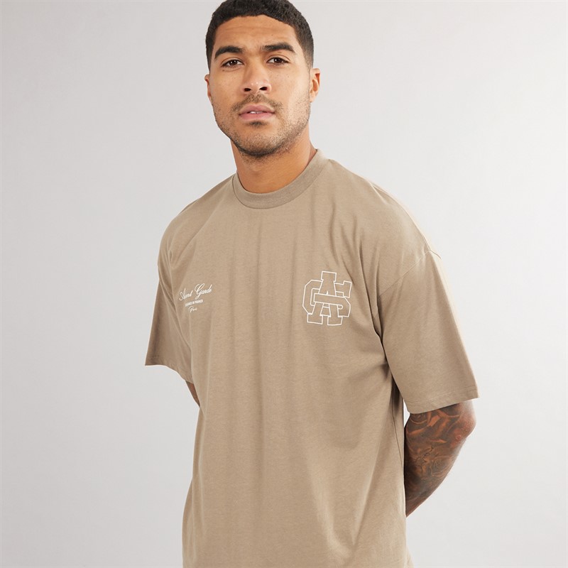 Avant Garde Mens Emblem T-Shirt Mink