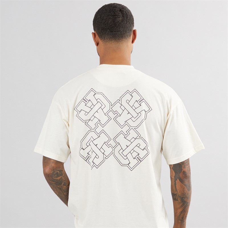 Avant Garde Mens Emblem T-Shirt Off White