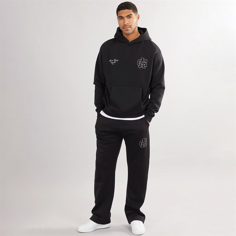 Avant Garde Mens Emblem Hoodie Black