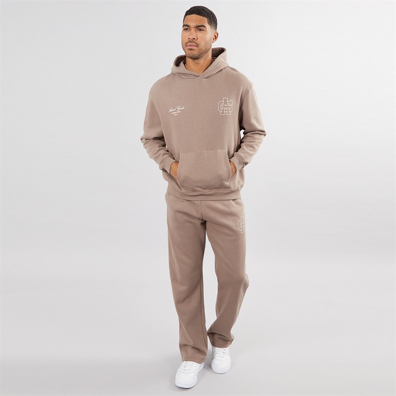 Avant Garde Mens Emblem Hoodie Mink