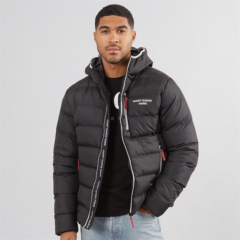 Mens Thor Puffer Jacket Black - Size M