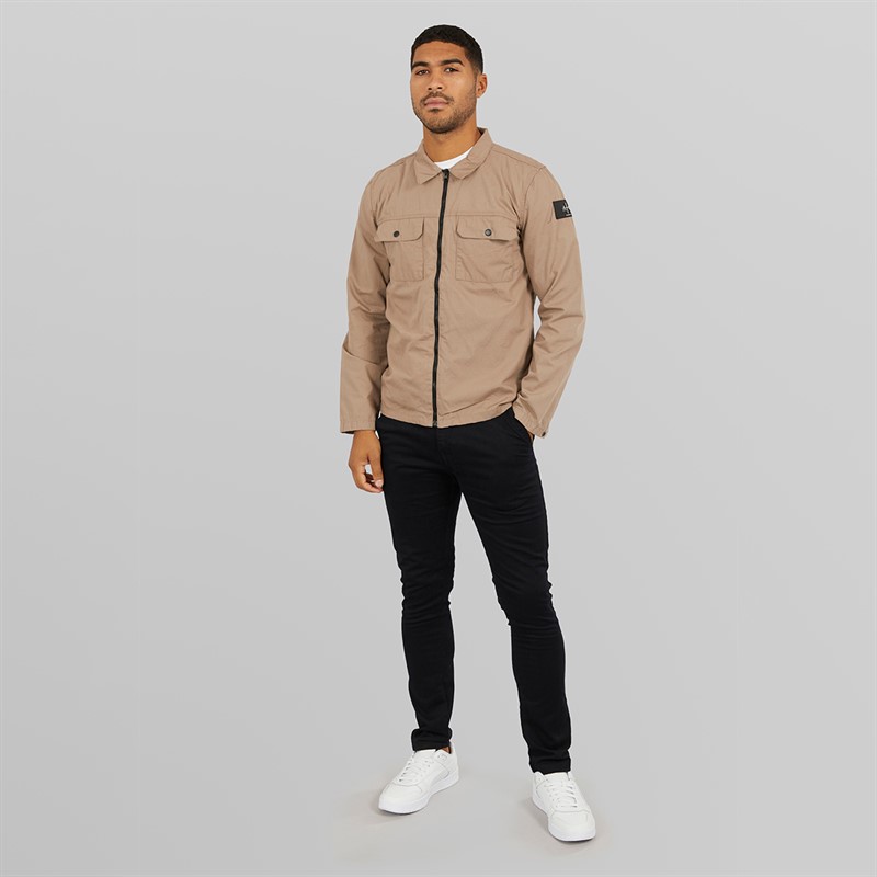 Avant Garde Mens Stelth Overshirt Mink