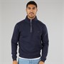 Avant Garde Mens Vespa 1/4 Zip Sweatshirt Navy