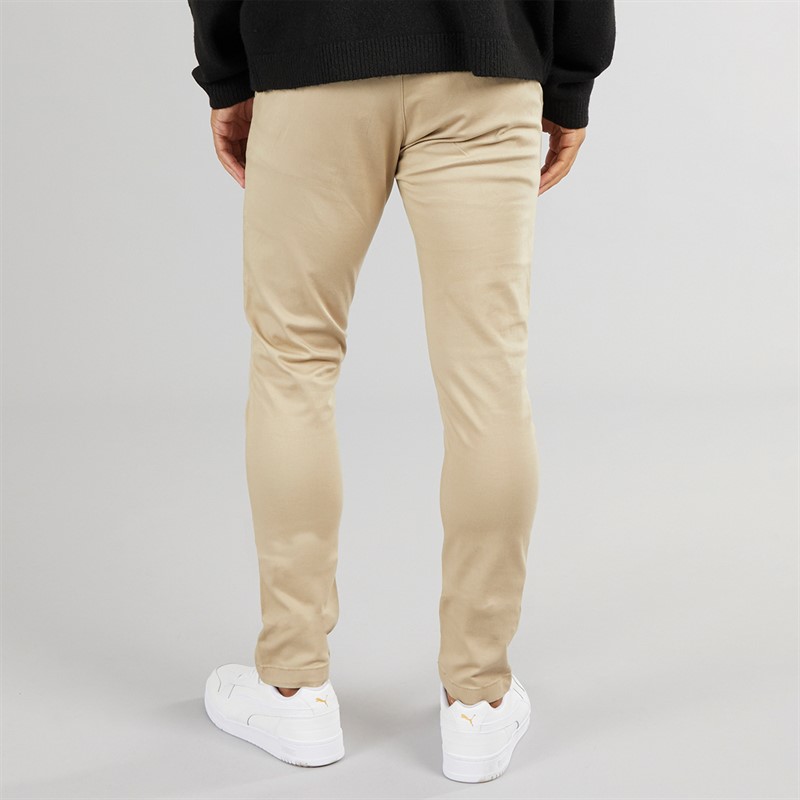 Avant Garde Mens Alvaro Stretch Chinos Stone