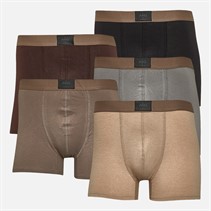 Avant Garde Mens Setts Five Pack Boxers Taupe/Grey/Mink/Black/Chocolate