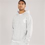 Avant Garde Mens AG Brushed Knit Hoodie Light Grey Marl