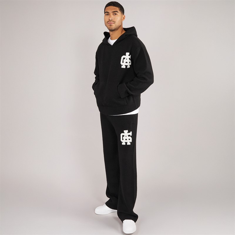 Avant Garde Mens AG Brushed Knit Joggers Black