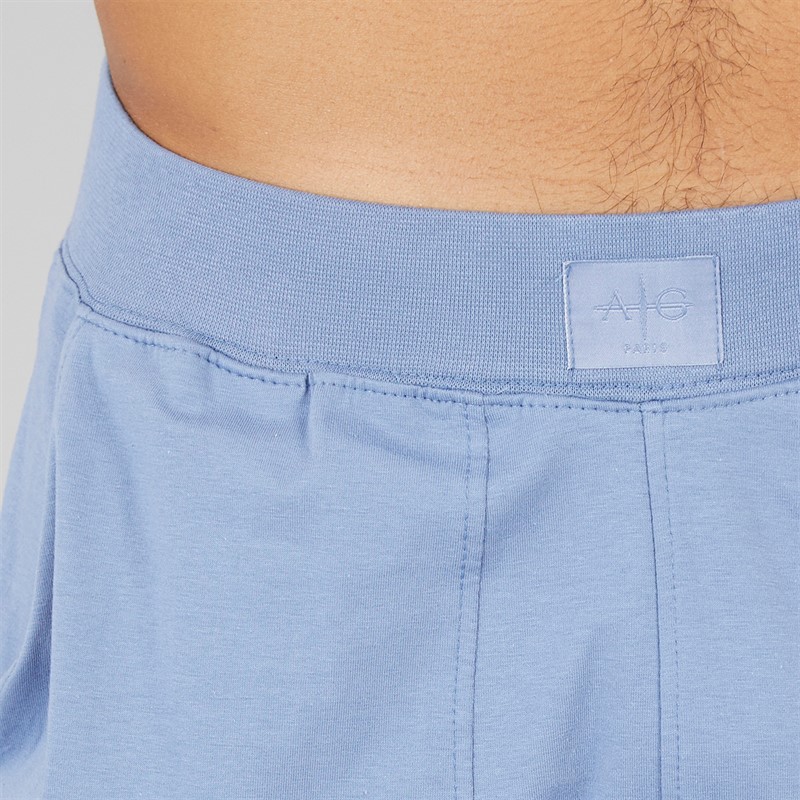 Avant Garde Mens Nikos Long Sleeve Top And Jog Pants Set Petrol