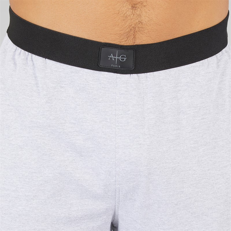 Avant Garde Mens Veiko Lounge Pants Light Grey Marl