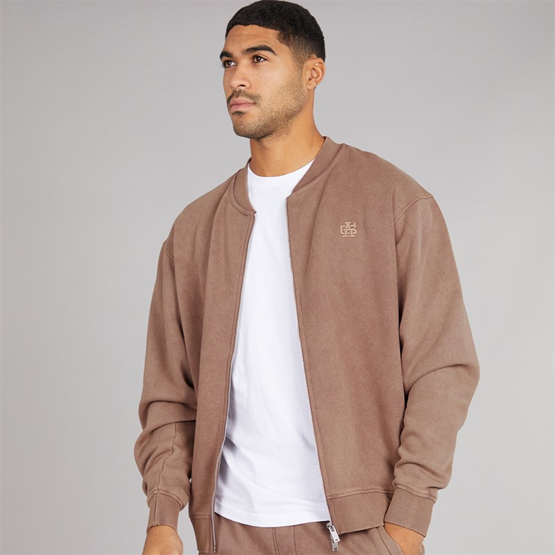 Avant Garde Mens Caster Bomber Jacket Washed Mink