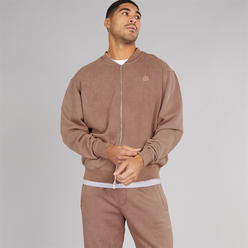 Avant Garde Mens Caster Bomber Jacket Washed Mink