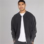Avant Garde Mens Caster Bomber Jacket Washed Black