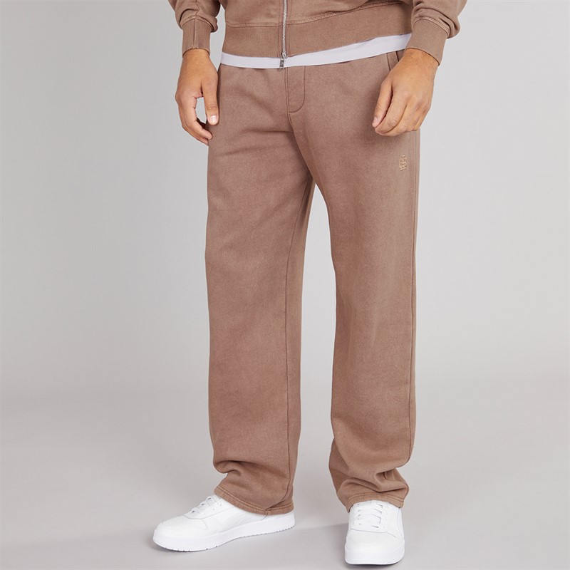 Avant Garde Mens Caster Straight Leg Joggers Washed Mink