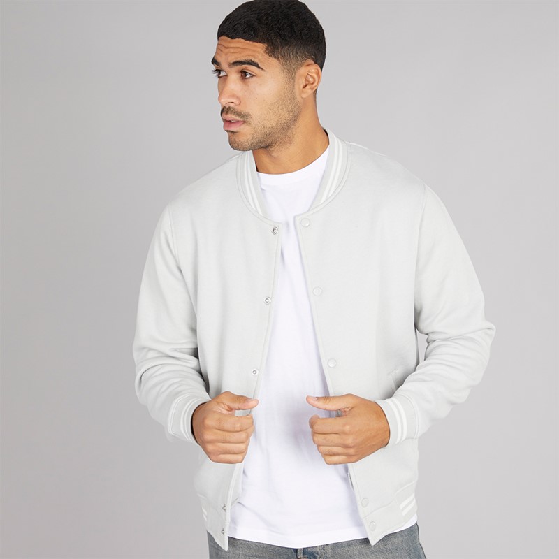 Avant Garde Mens Dickinson Bomber Jacket Light Grey