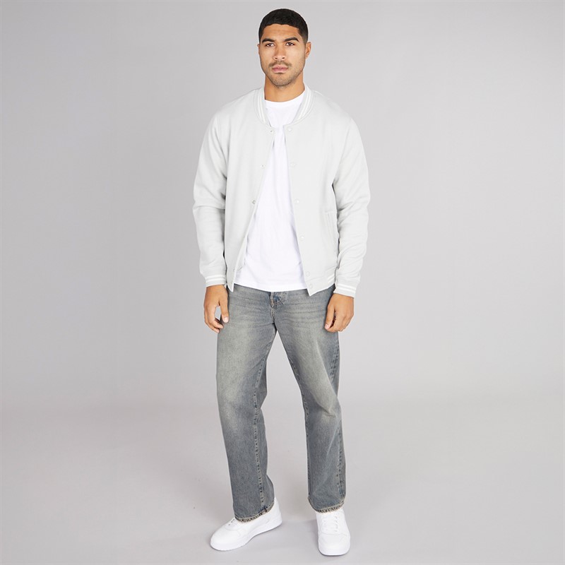 Avant Garde Mens Dickinson Bomber Jacket Light Grey