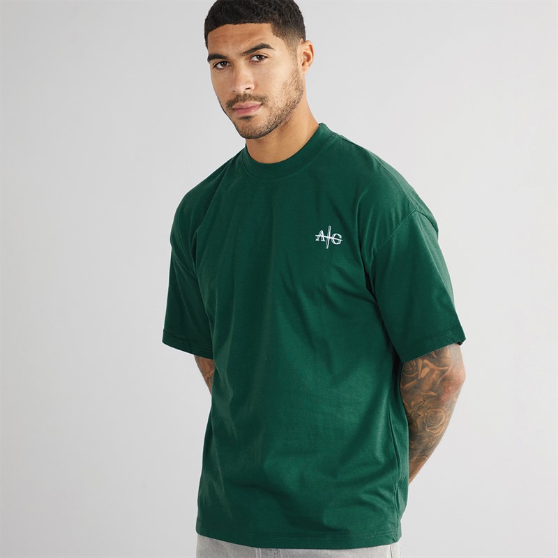 Avant Garde Mens Crew Neck T-Shirt Green