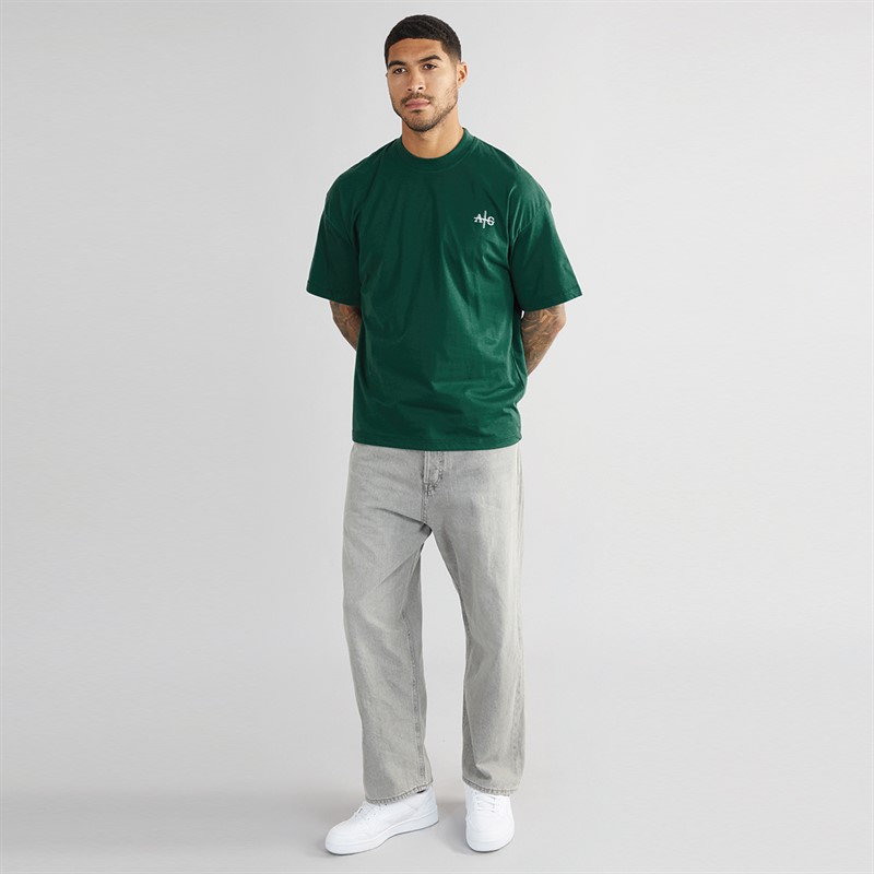 Avant Garde Mens Crew Neck T-Shirt Green