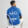 Avant Garde Mens Crew Neck T-Shirt Royal Blue