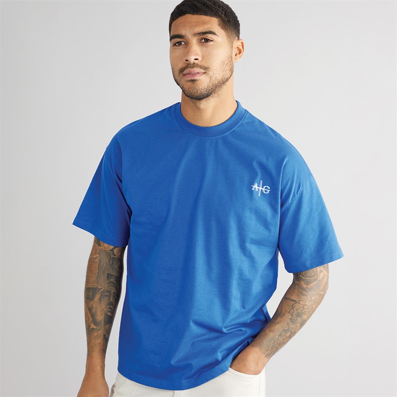 Avant Garde Mens Crew Neck T-Shirt Royal Blue