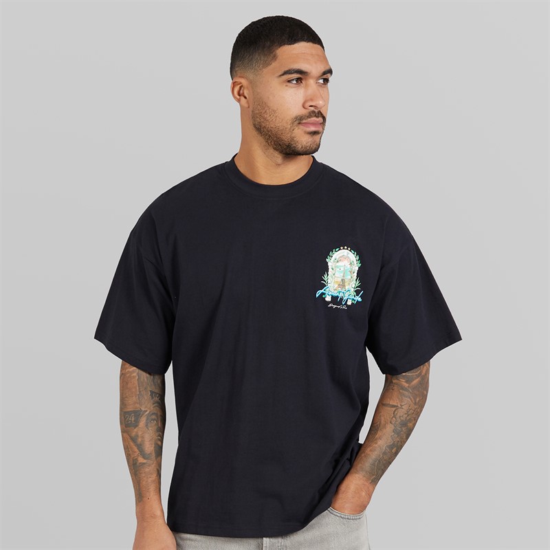 Avant Garde Mens Windows T-Shirt Black