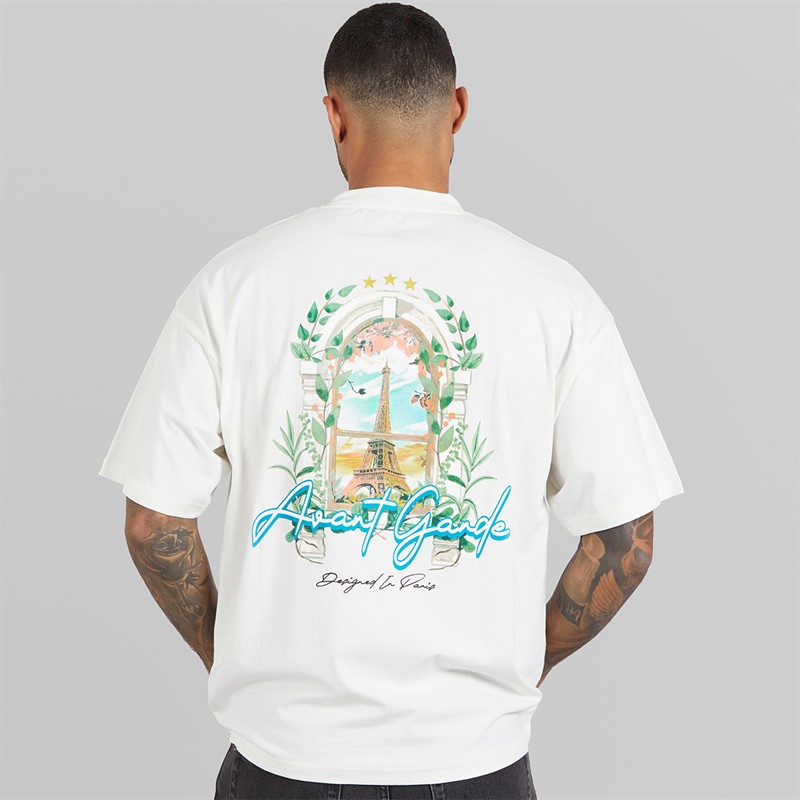 Avant Garde Mens Windows T-Shirt Off White