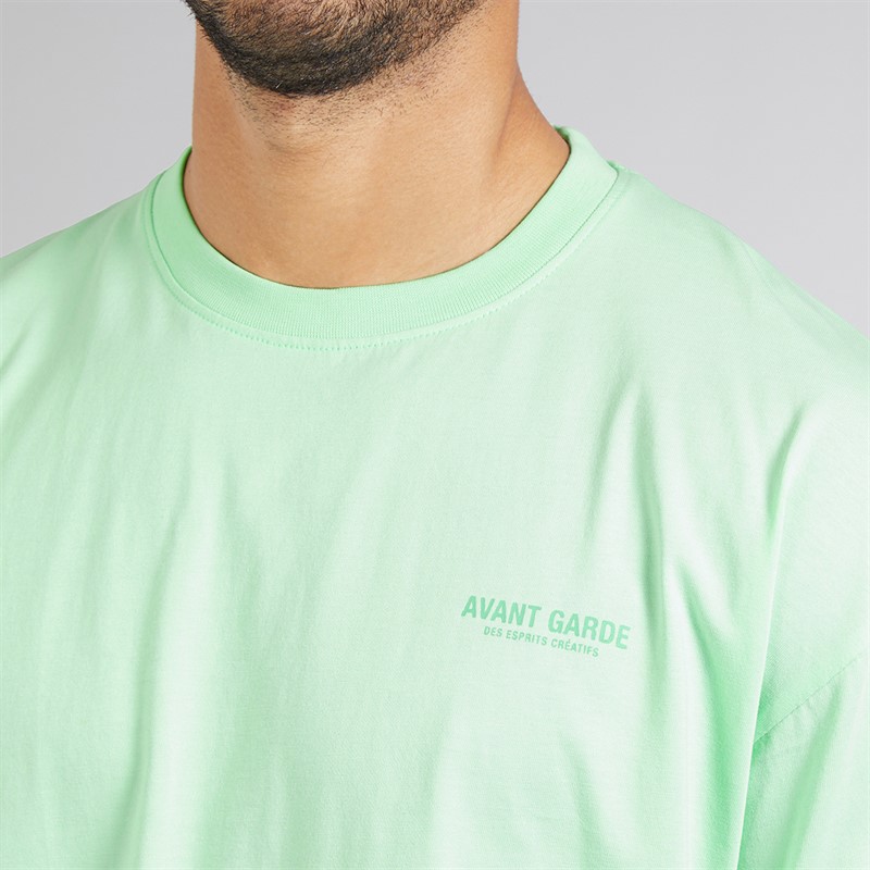 Avant Garde Herren Kreativ T Shirt Und Shorts Set Spearmint