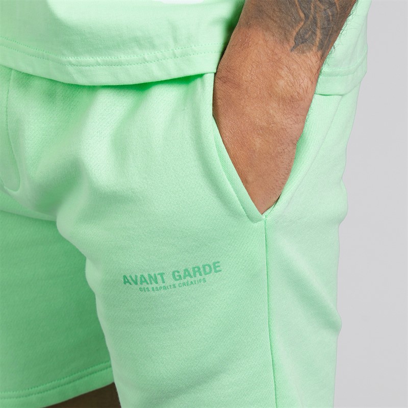 Avant Garde Herren Kreativ T Shirt Und Shorts Set Spearmint