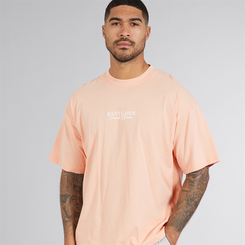 Avant Garde Herren Scape T-Shirt Salmon