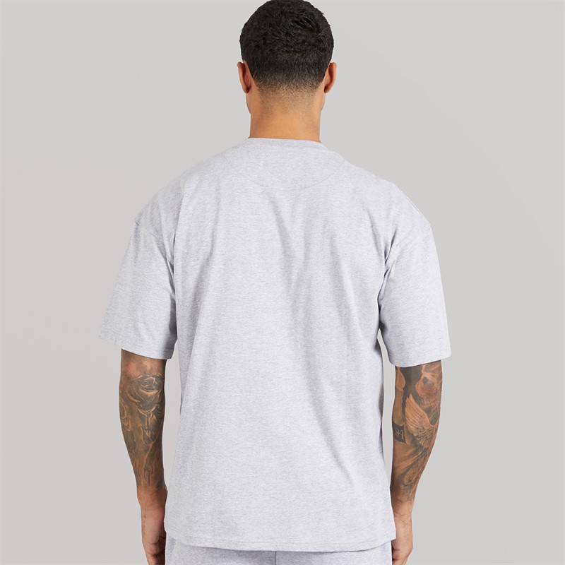 Avant Garde Mens Lowell T-Shirt Light Grey Marl Lgm